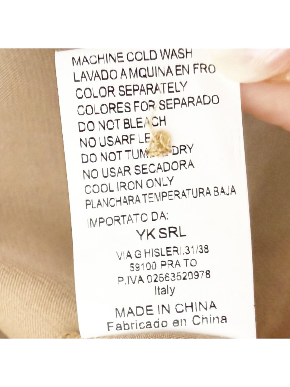 KAILIER Metallic Gold LSV Button-Down Shirt M - Picture 9 of 10